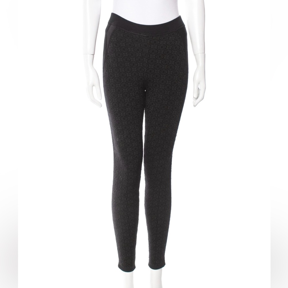 A.L.C. Black Textured Women's Pants Small